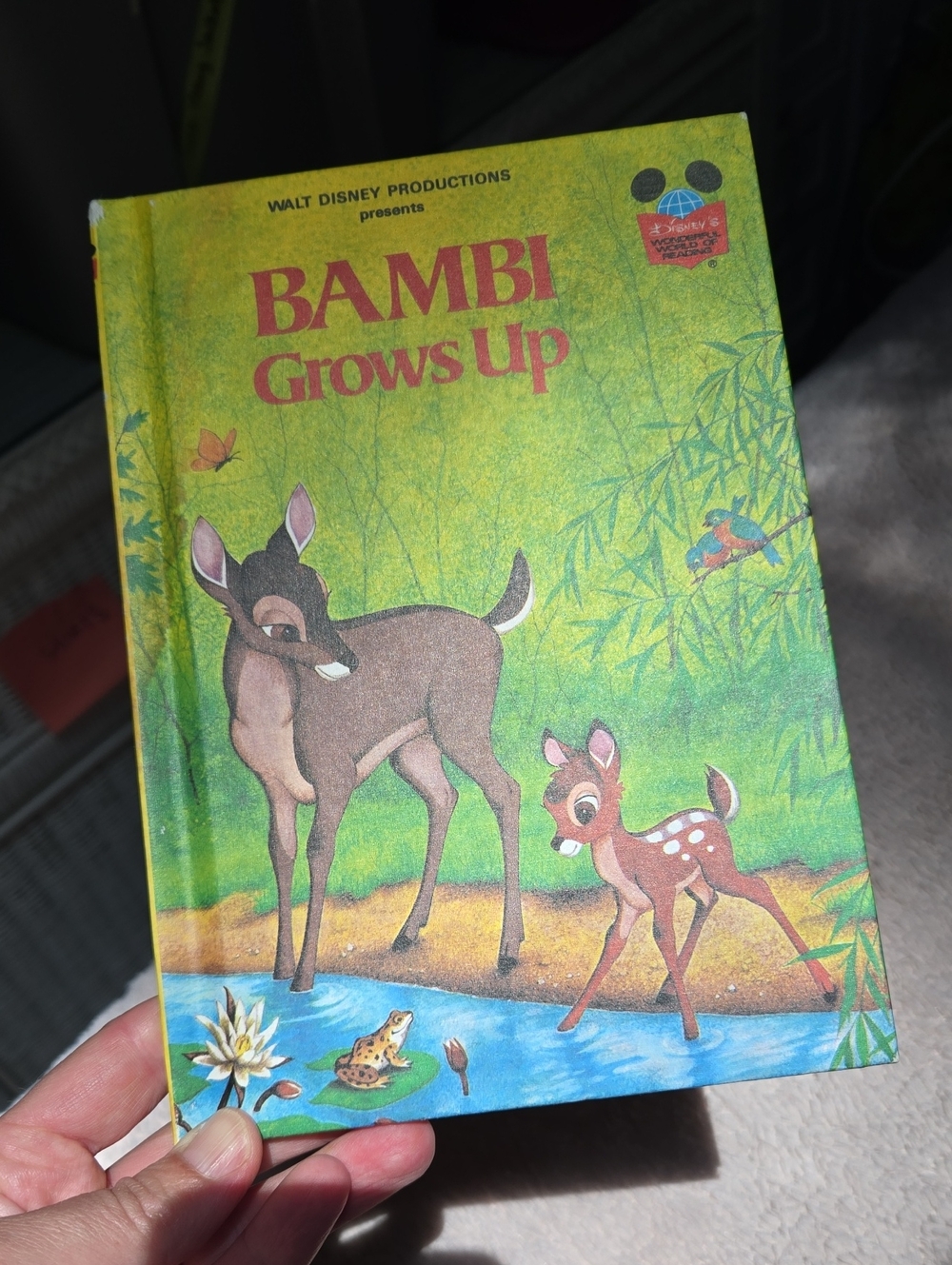 Vintage DISNEY Bambi Grows Up Children's Storybook